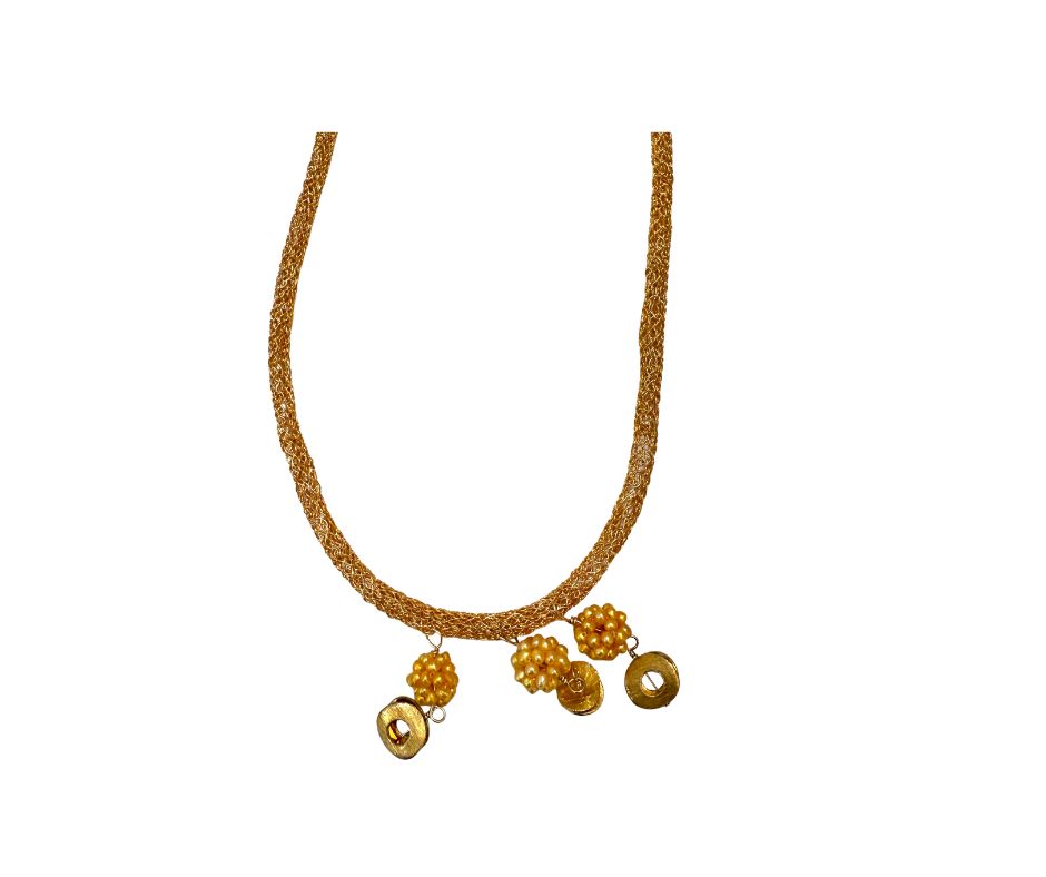 Golden Current Necklace