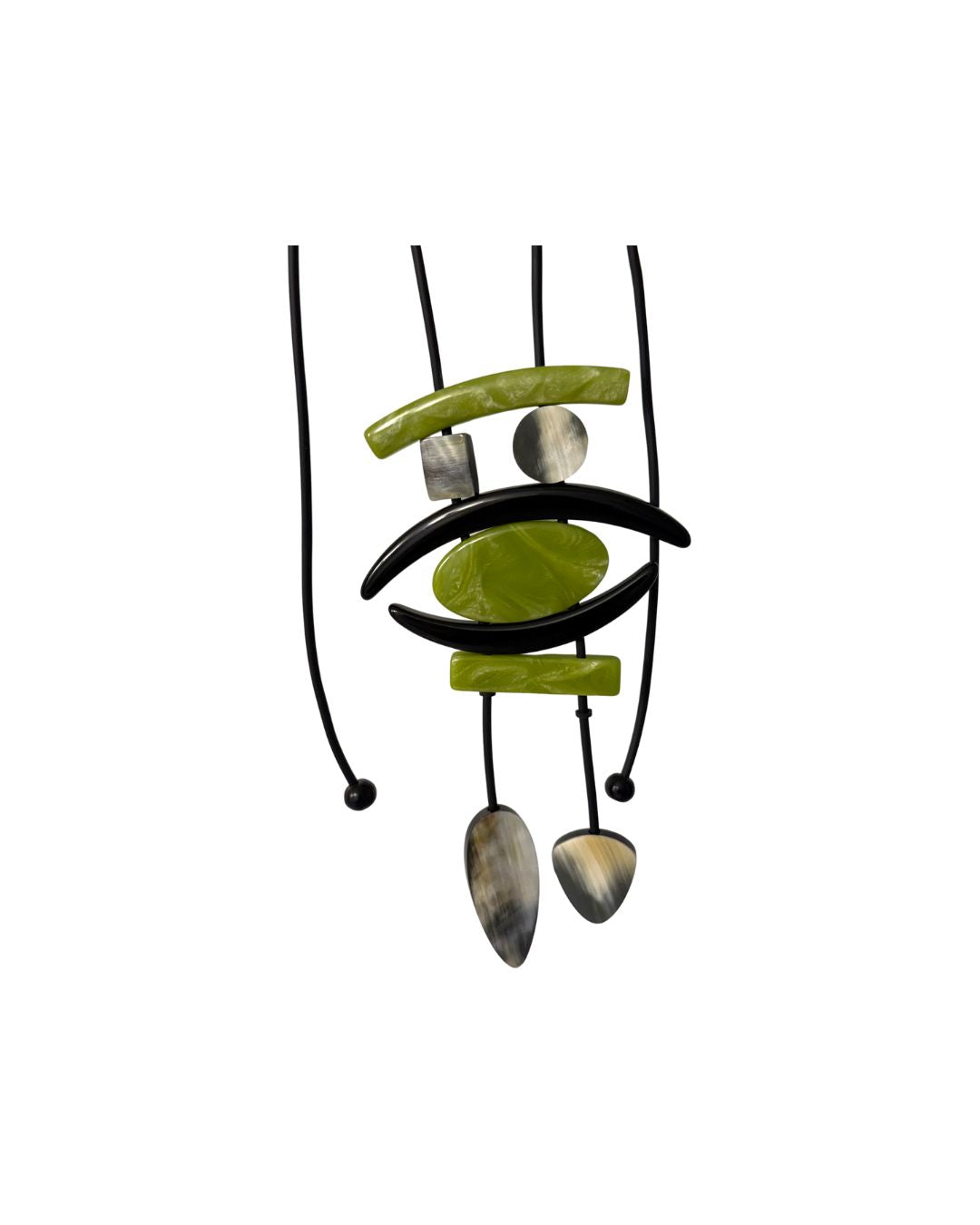 Crescent Drift Pendant Necklace