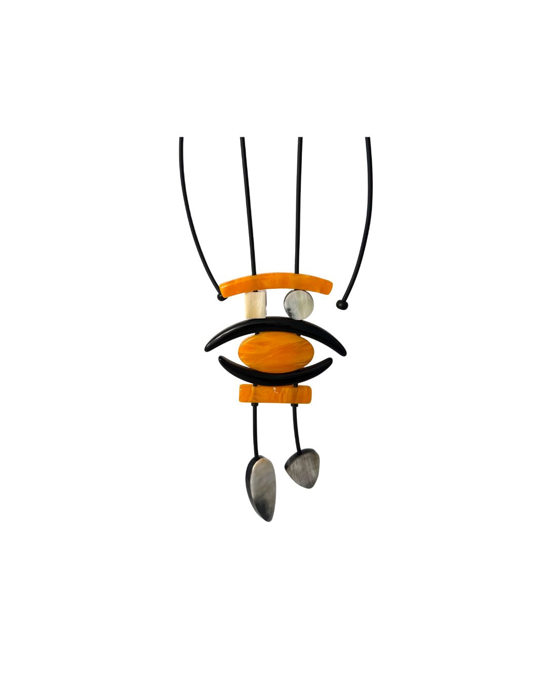 Crescent Drift Pendant Necklace