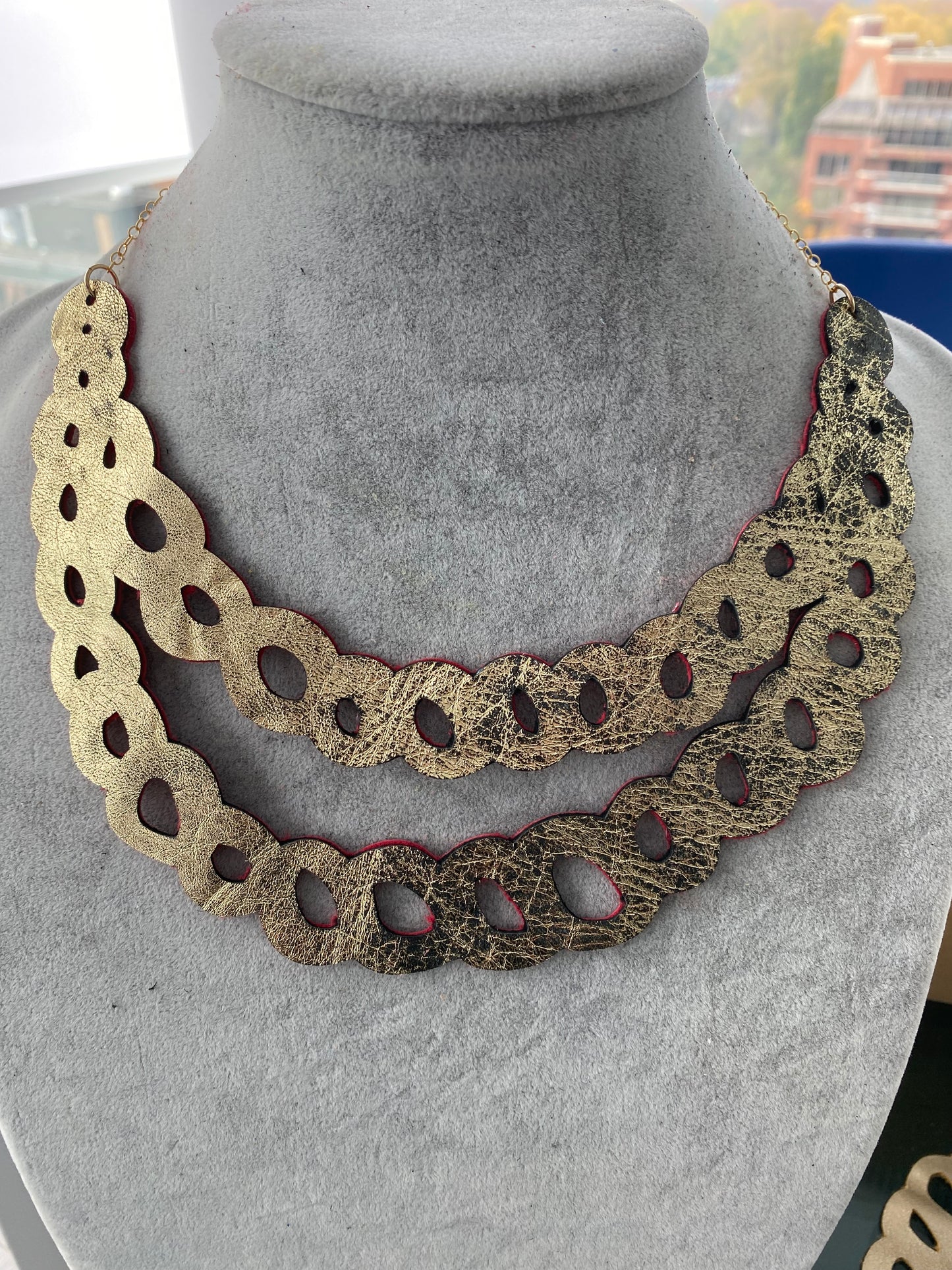 Leather Chain Necklace