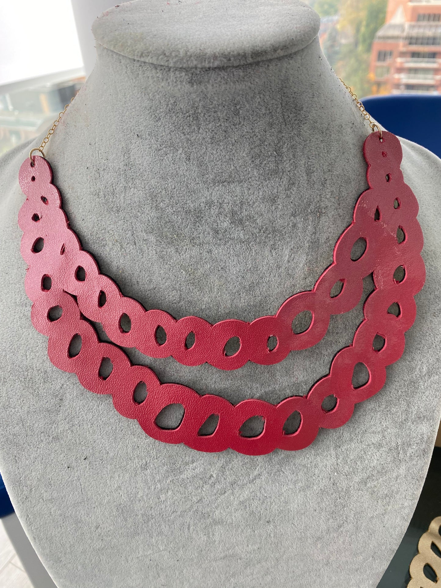 Leather Chain Necklace