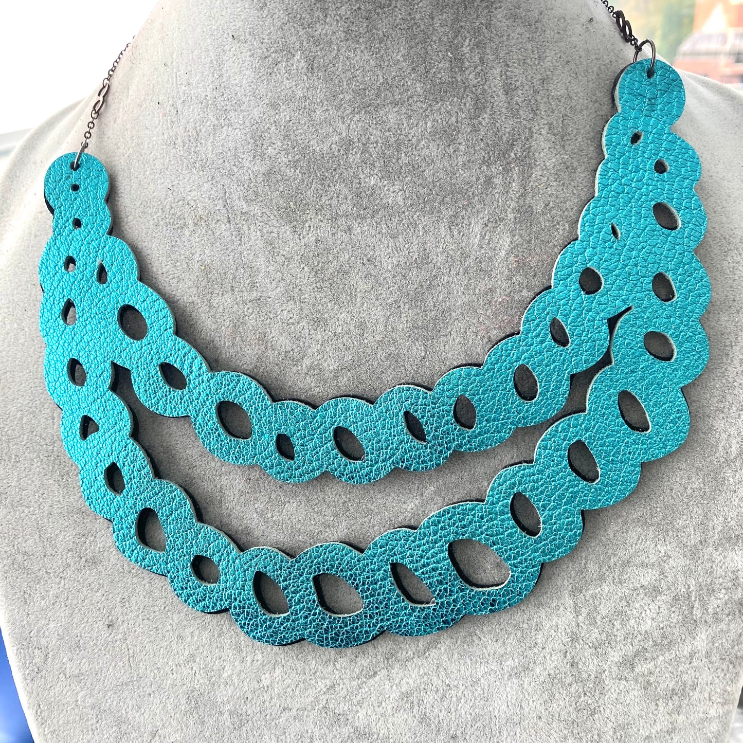 Leather Chain Necklace