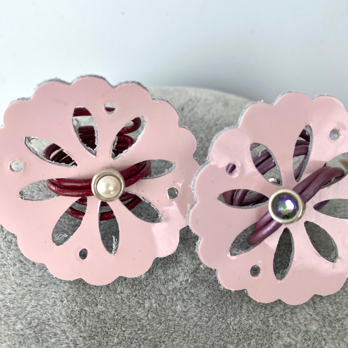 Flower Leather Ring