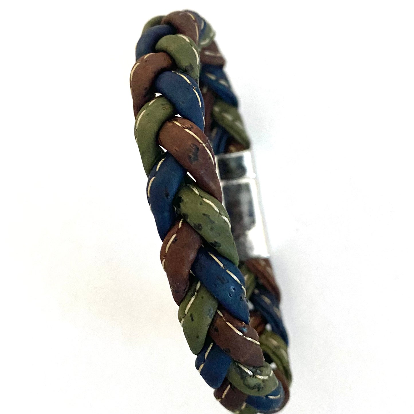 Vegan Cork Braided Bracelet
