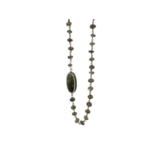 Labradorite and Marcasite Necklace