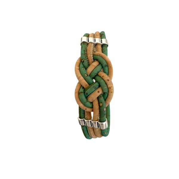 Vegan Cork Knotted Bracelet