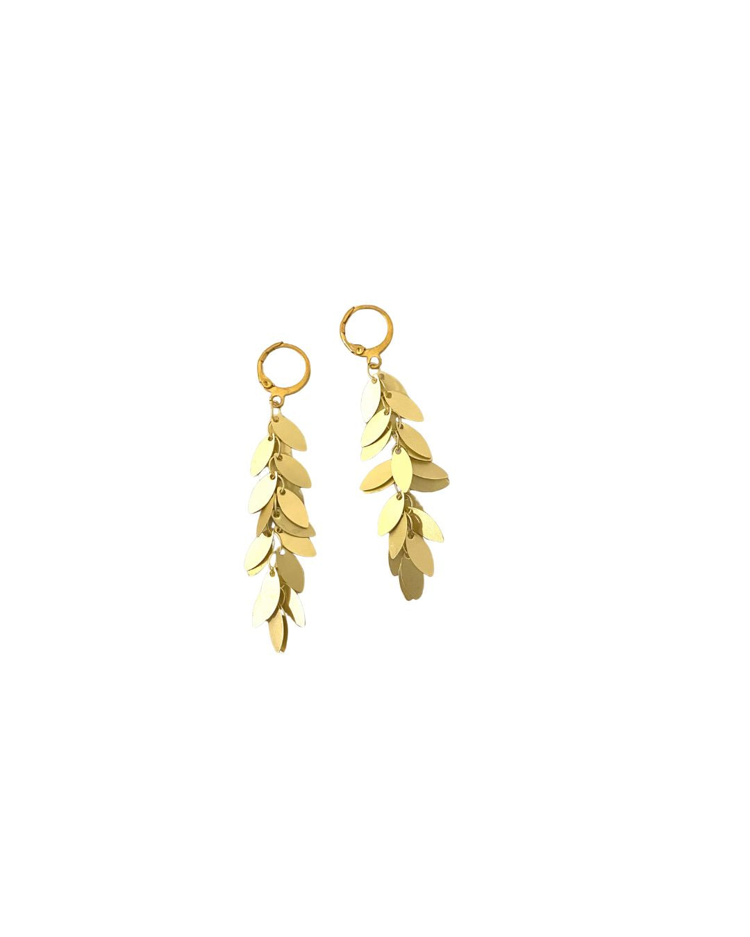 Gold Leaf Earrings