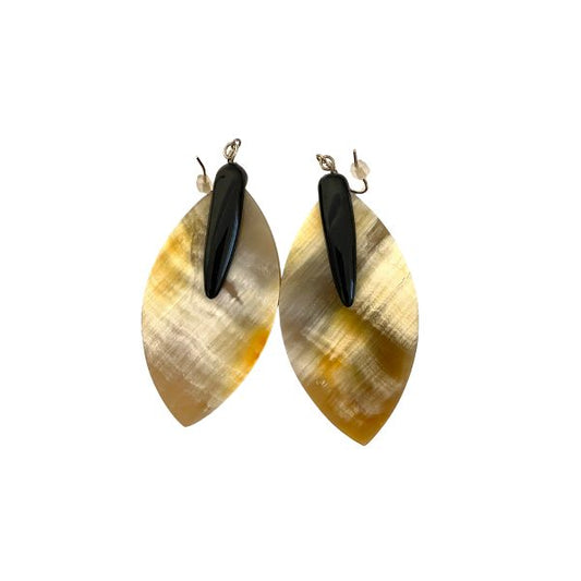 Shades of Water Buffalo Earrings
