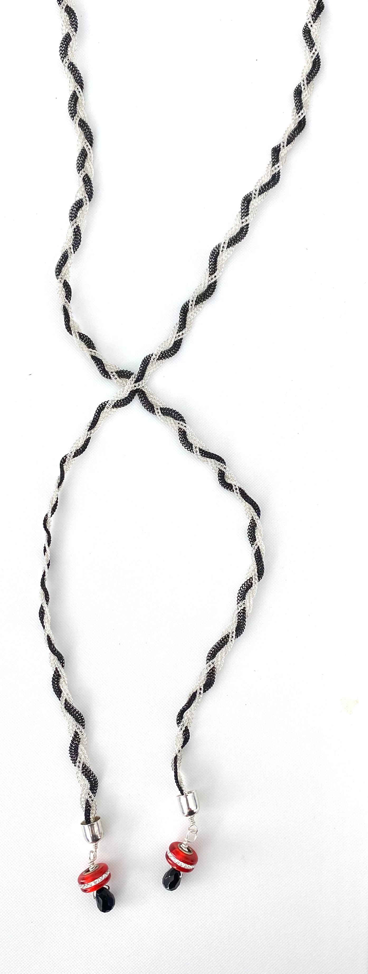 Two tone Stainless Steel Lariat