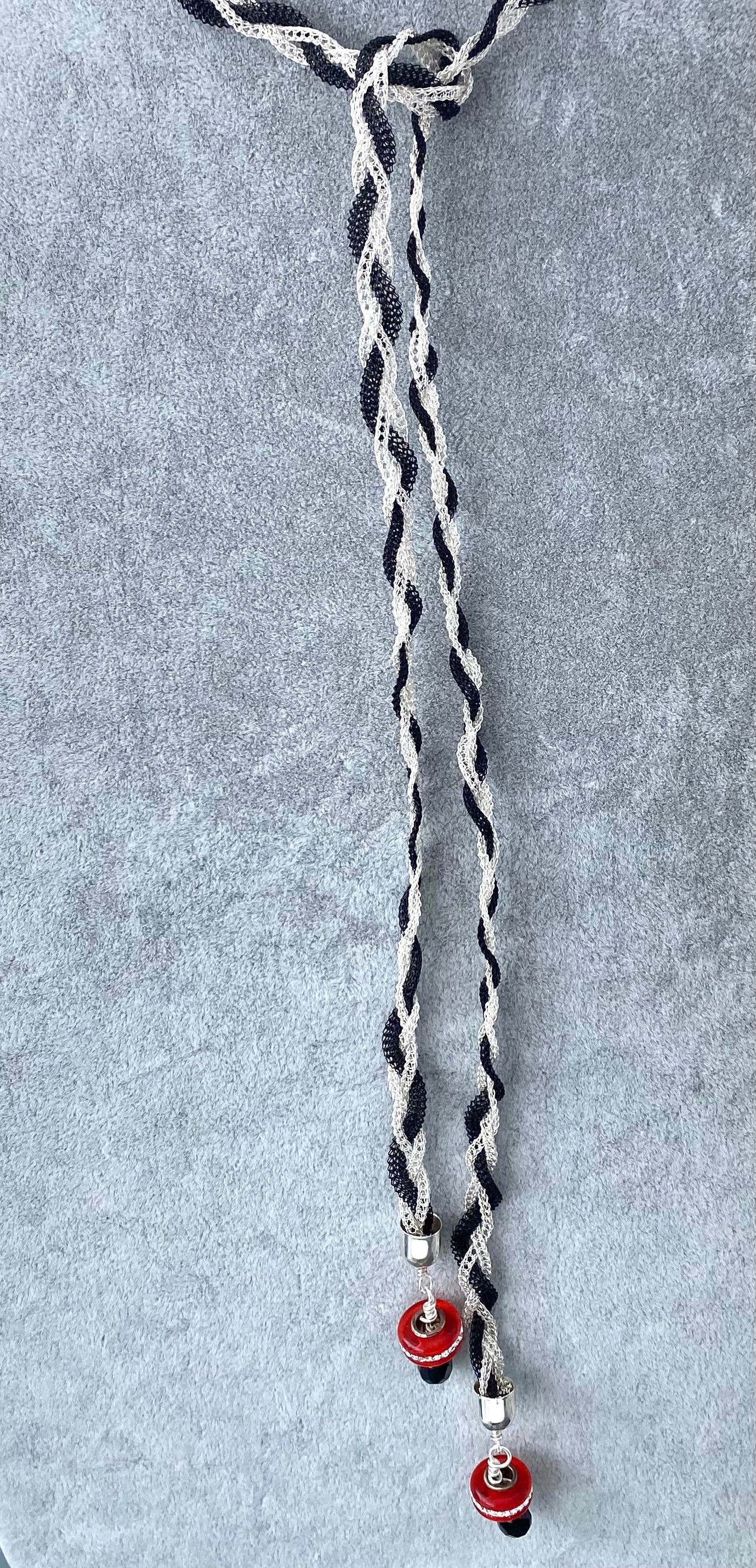 Two tone Stainless Steel Lariat