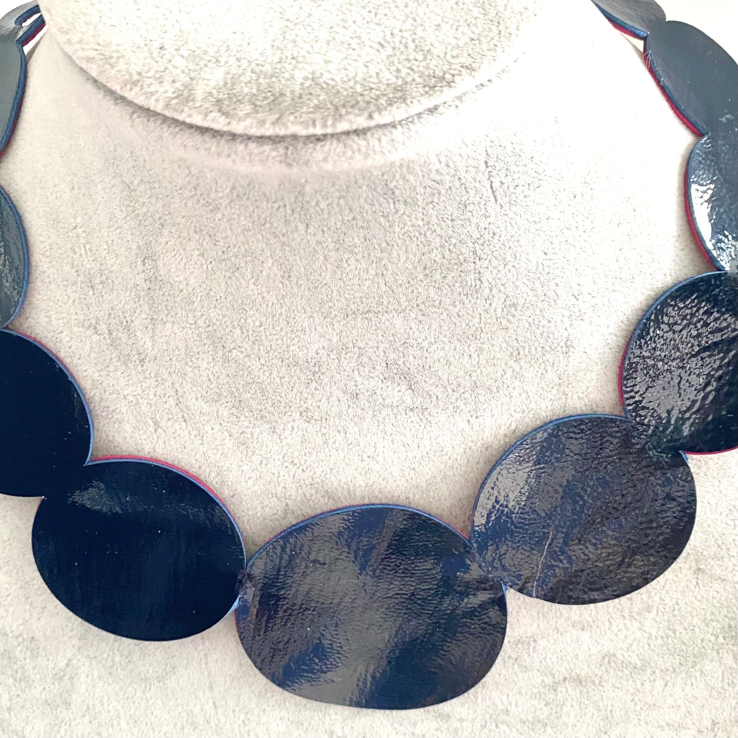 Statement Leather Necklace