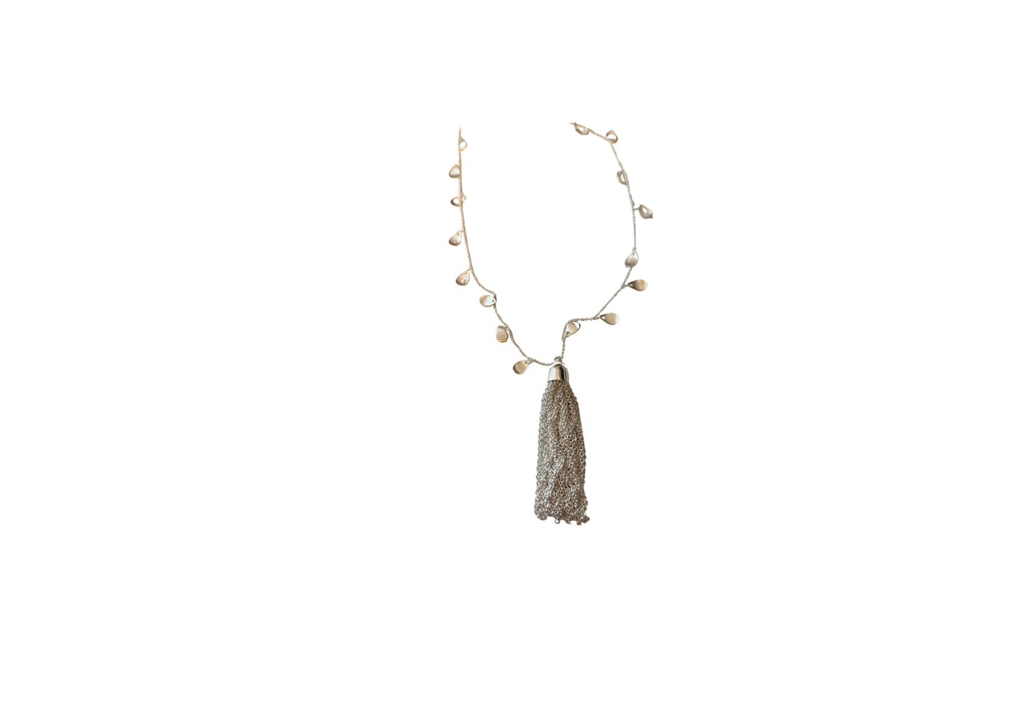 Liquid Light Tassel Necklace