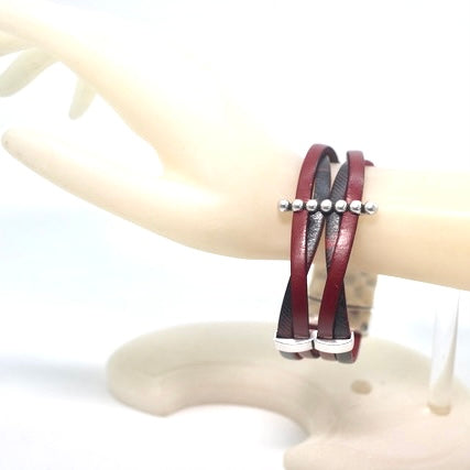Multi-colour Leather Bracelets