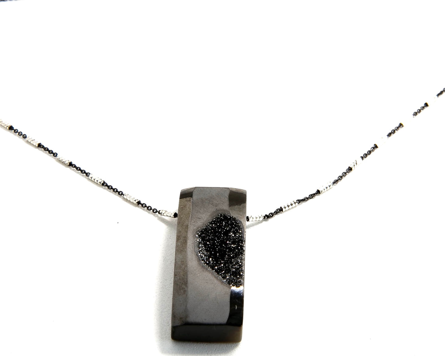 Simple Druzy Pendant