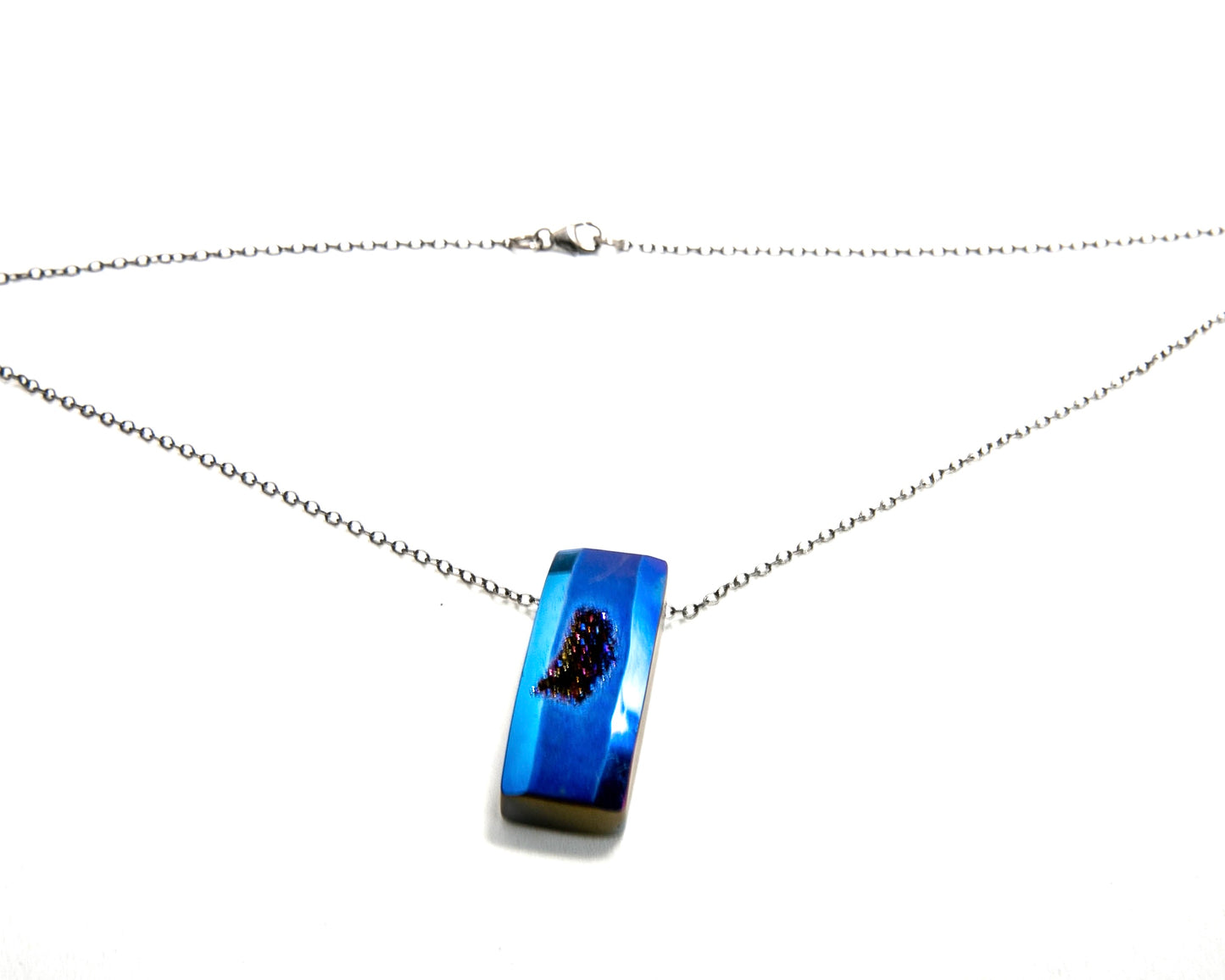 Simple Druzy Pendant