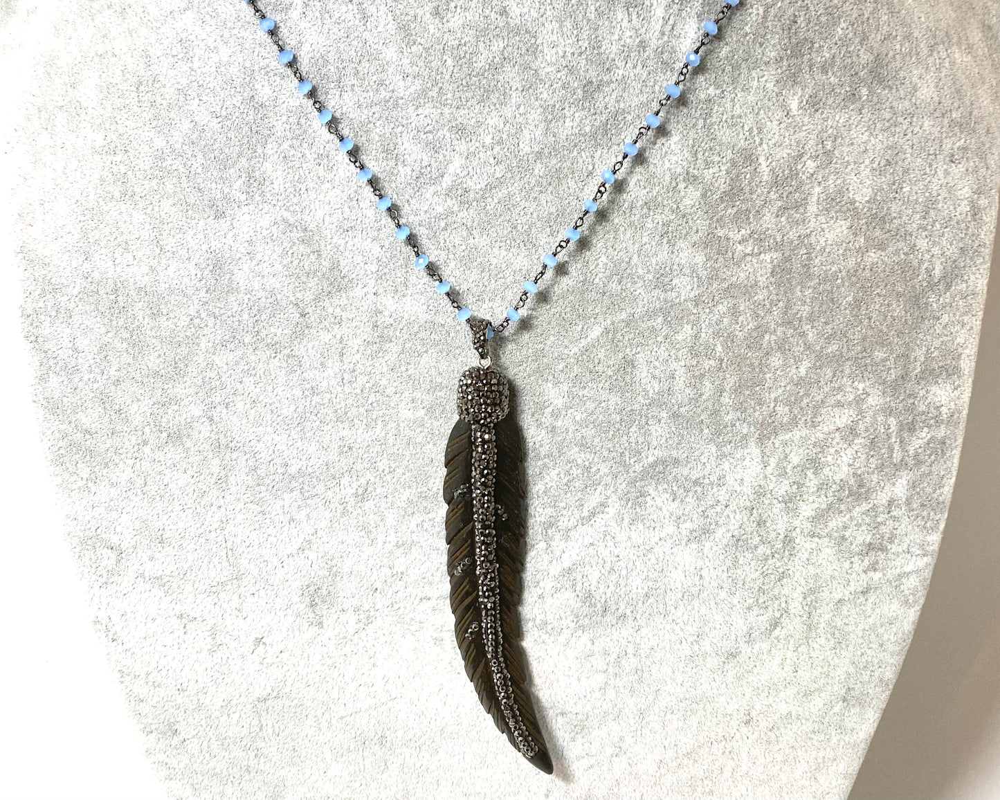 Feather Pendant Necklace