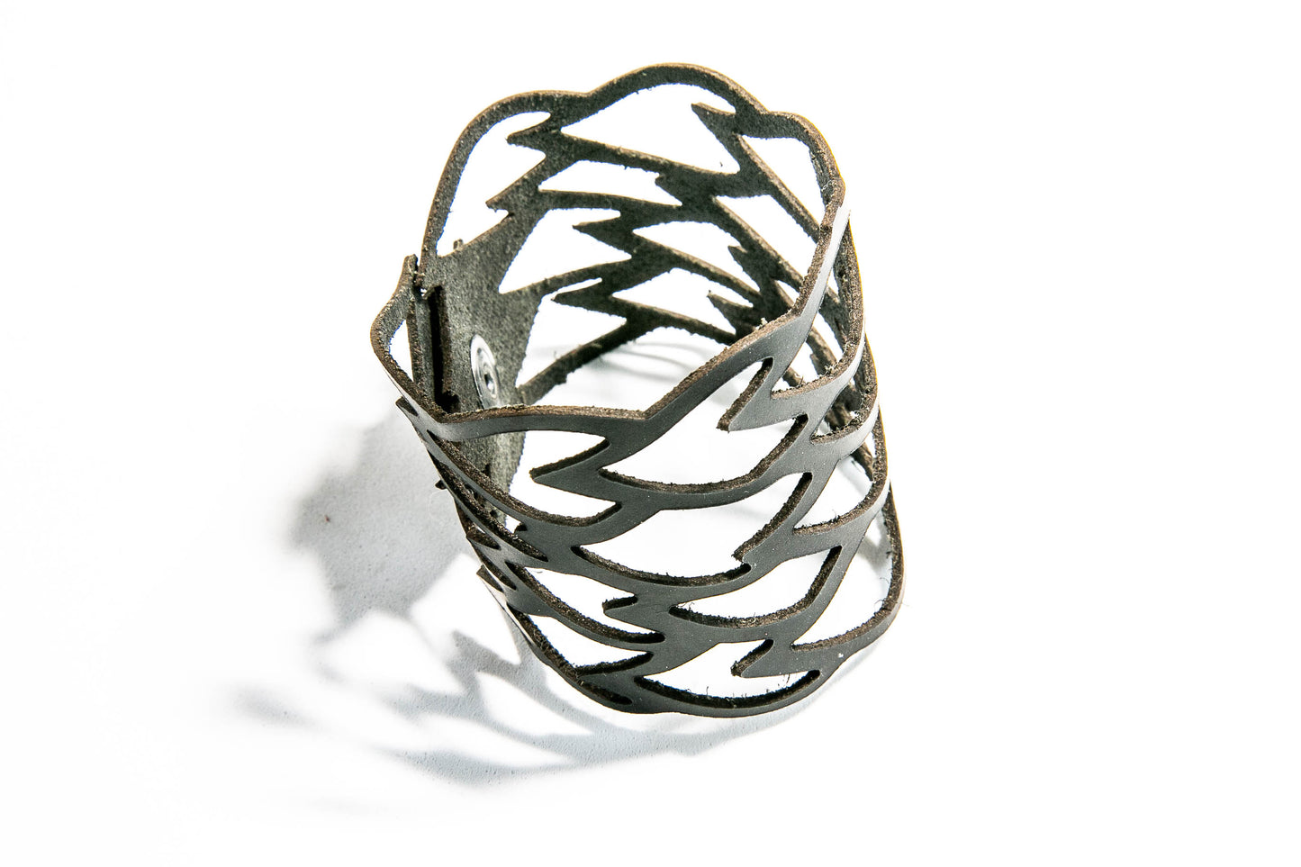 Scale Leather Cuff