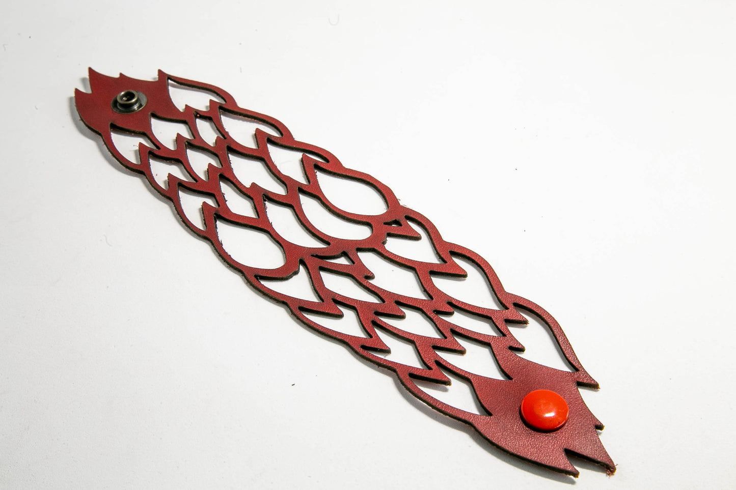 Scale Leather Cuff
