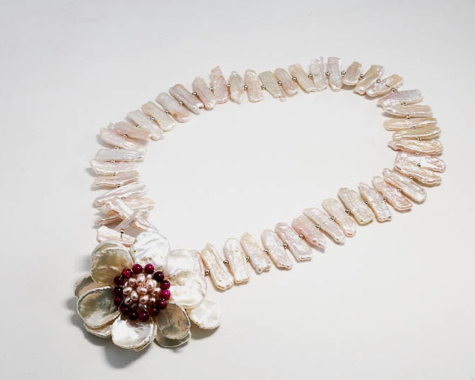 Pearl Flower Necklace
