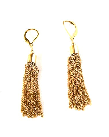 Gold and Swarovski Crystal Necklace