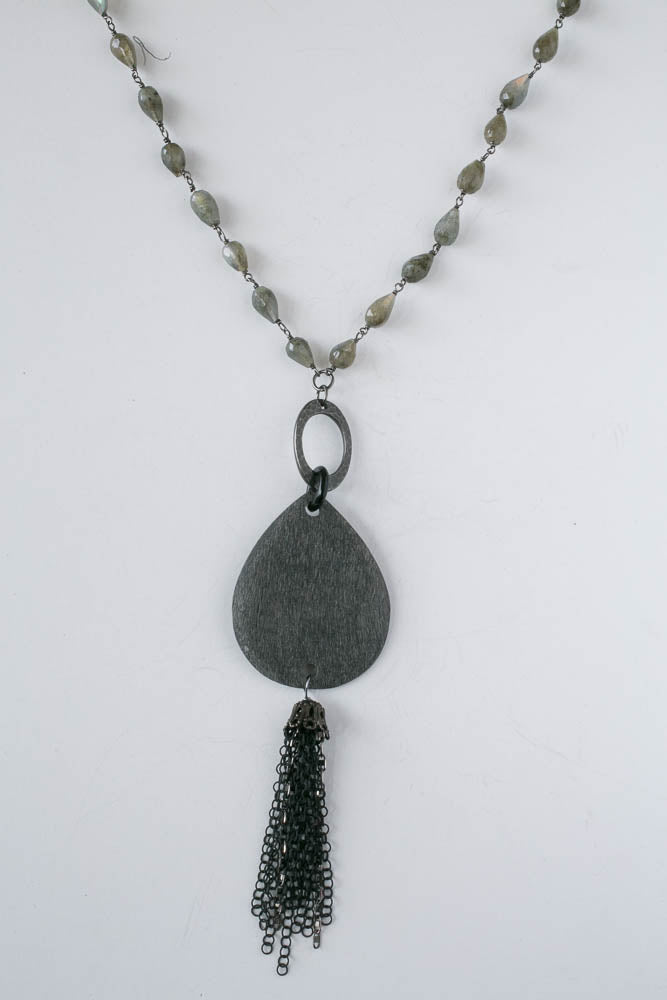Natural Grey Earrings
