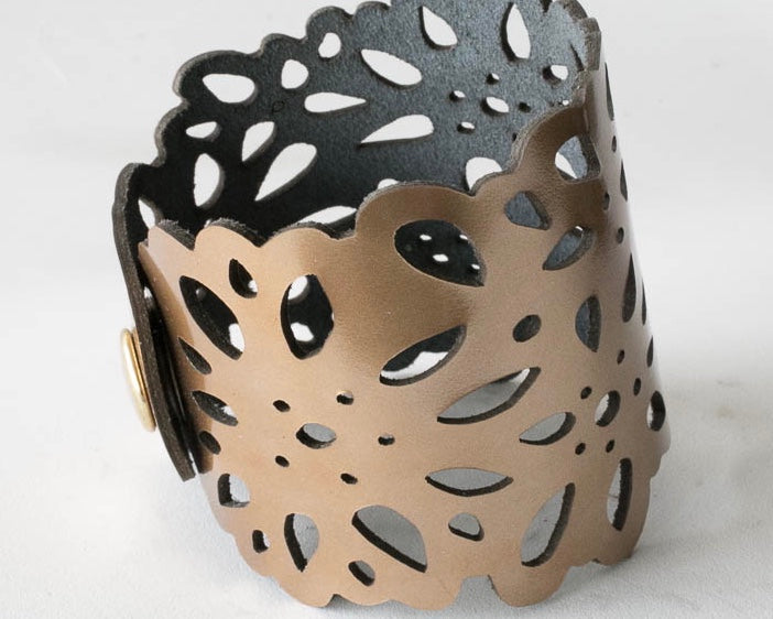 Laser Cut Flower Bracelet