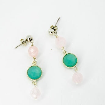Coloured Gemstone Earrings