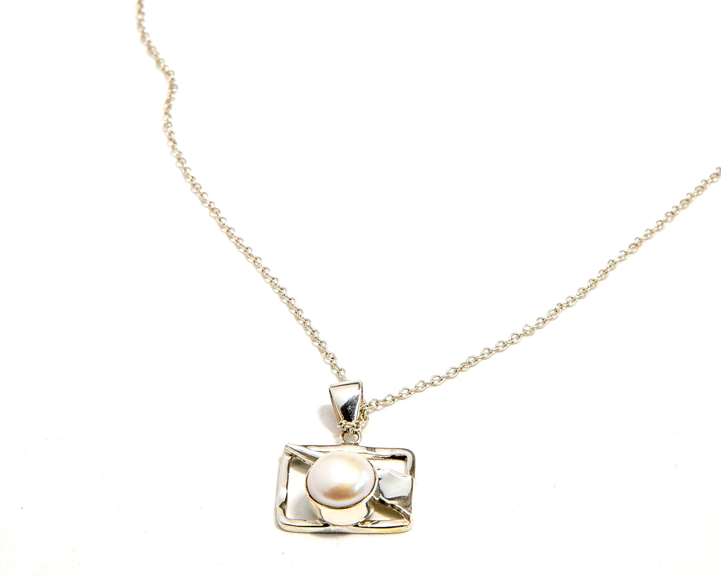 Mabe Fresh Water Pearl and Sterling Silver Pendant