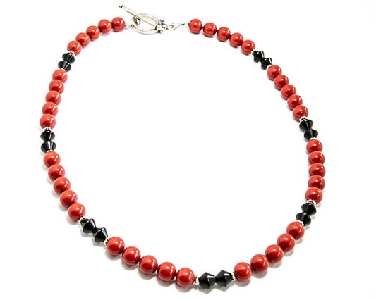 Red and Black Necklace