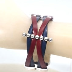 Multi-colour Leather Bracelets