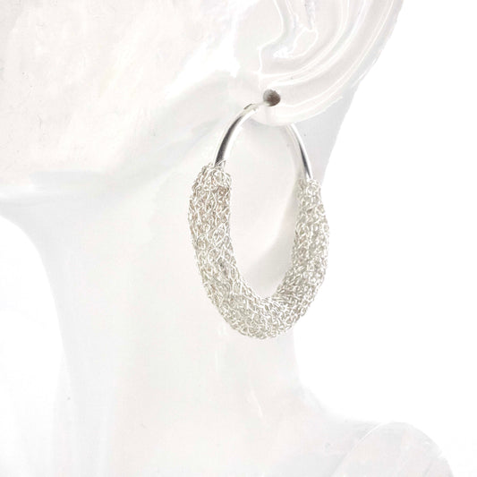 Textured Hoop Earrings