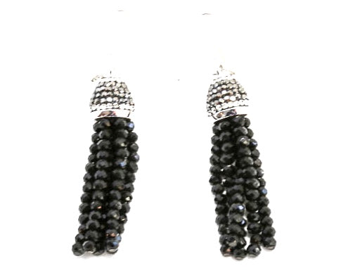 Spinel Tassel Earrings