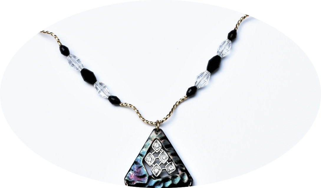 Gold and Swarovski Crystal Earrings