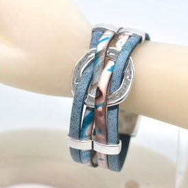 Multi-colour Leather Bracelets