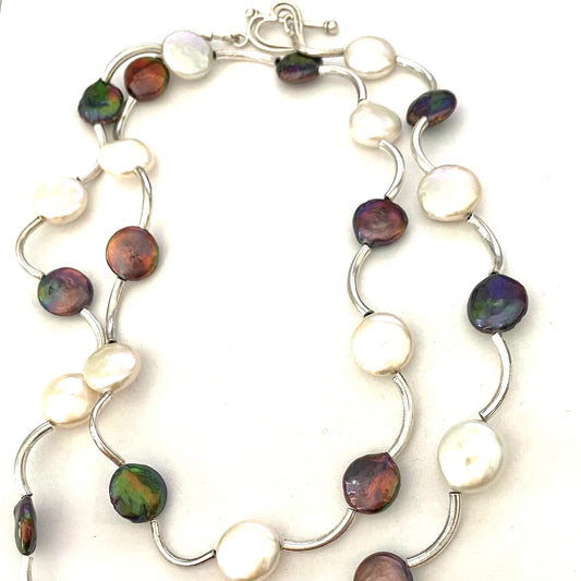 Coin Pearl Necklace