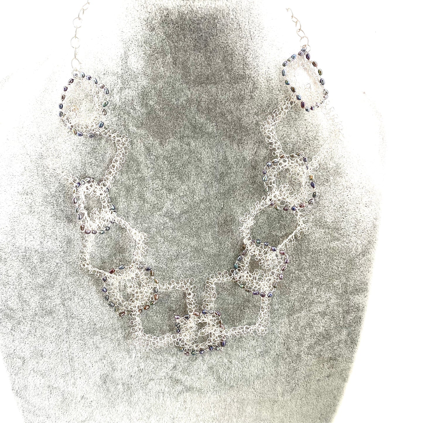 Square chain necklace