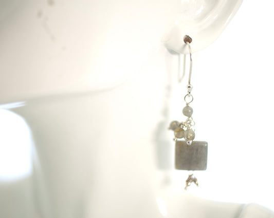 Elegant Labradorite Earrings