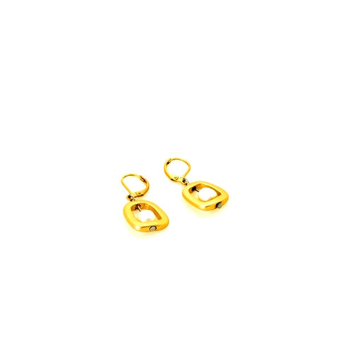 Pearl Geometry Earrings