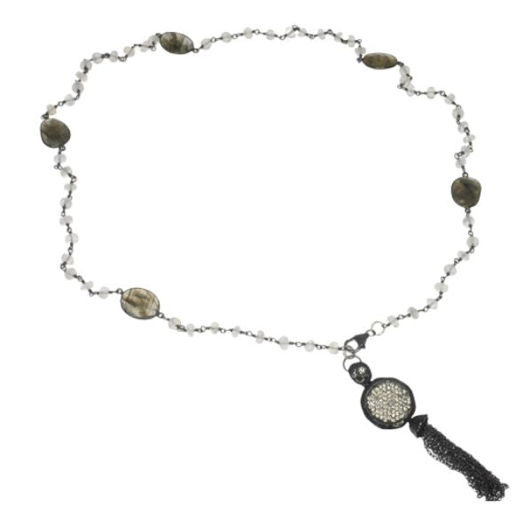 Moonstone and Labradorite Necklace