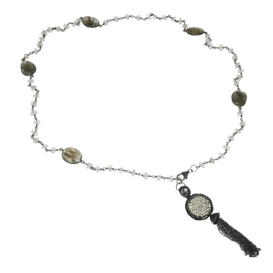 Moonstone and Labradorite Necklace