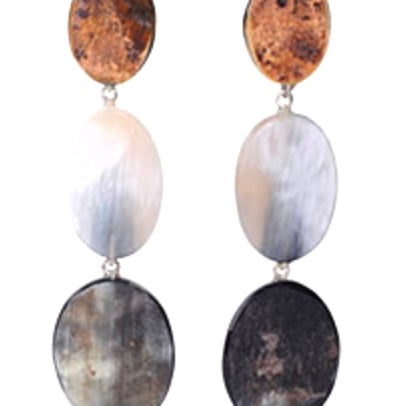 Organic Bark Earrings