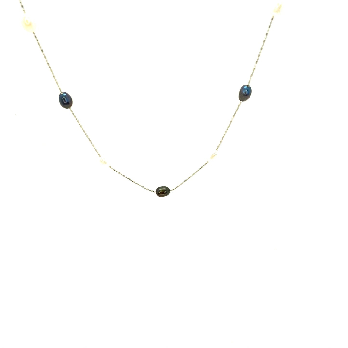 Long Light Freshwater Pearl Necklace