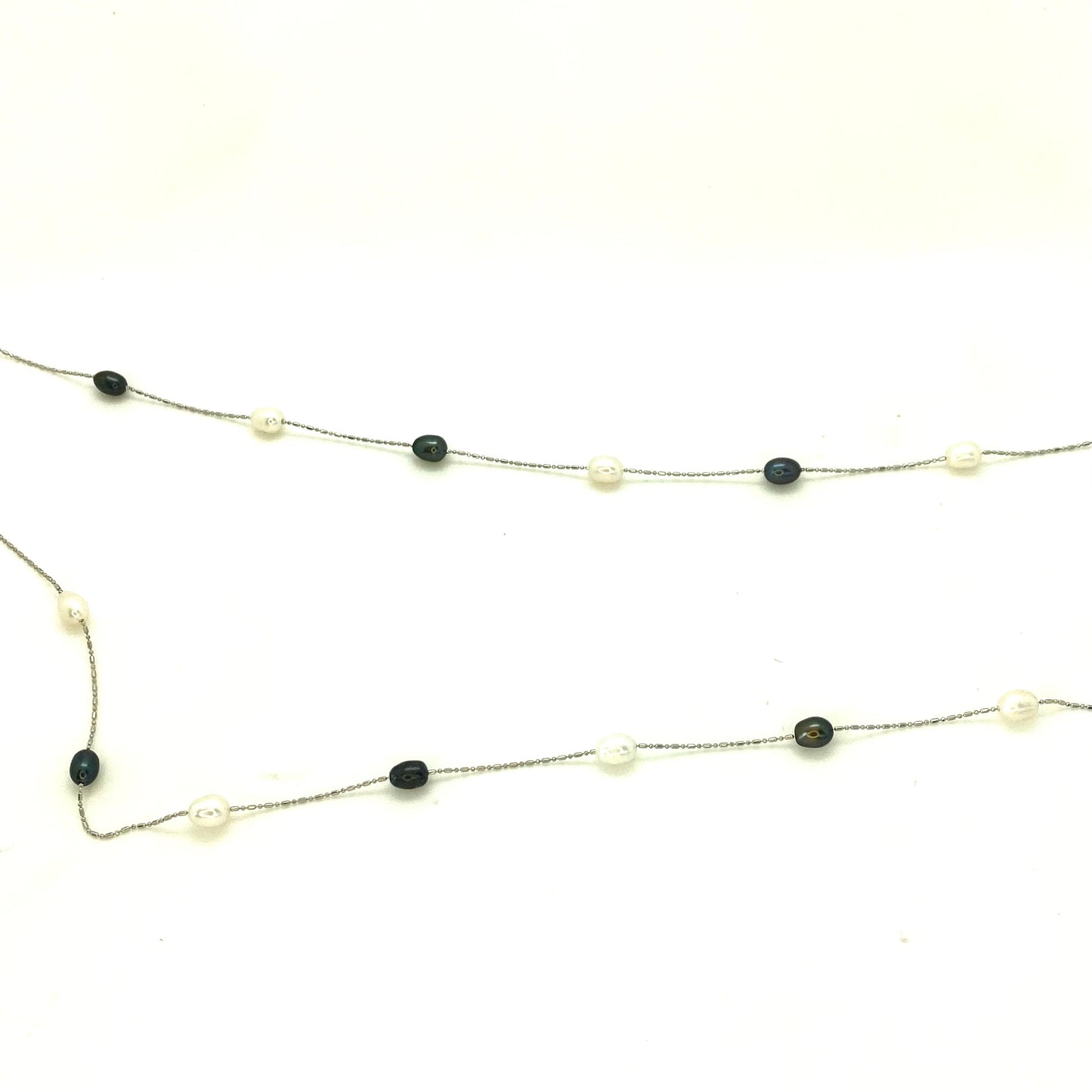 Long Light Freshwater Pearl Necklace