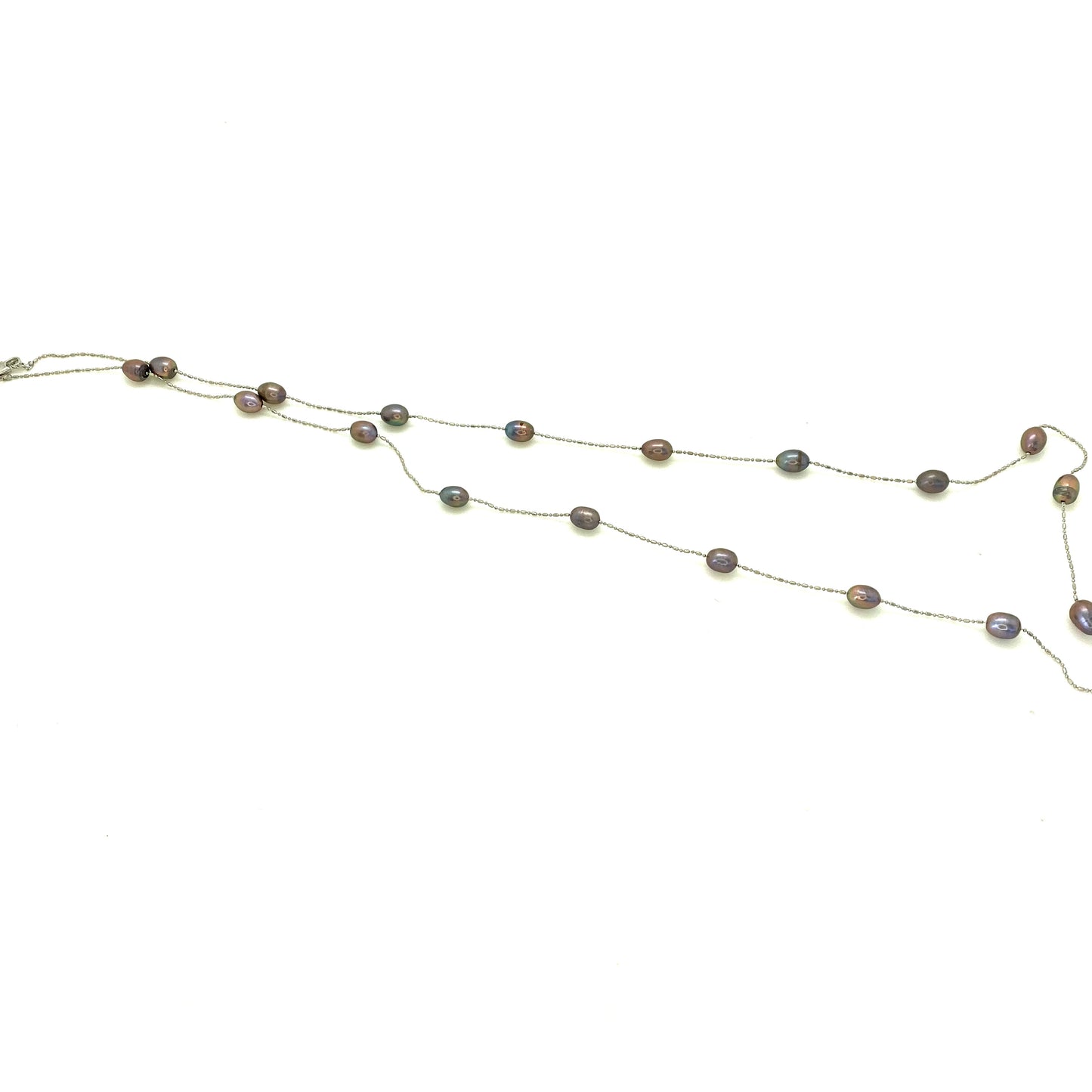 Long Light Freshwater Pearl Necklace