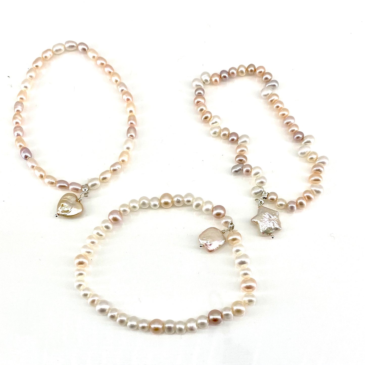 Freshwater Pearl Stretch Bracelets