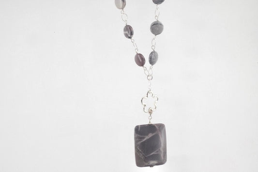 Charoite Pendant Necklace