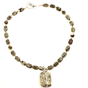Rhyolite Pendant Necklace