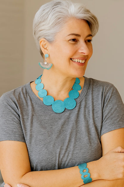 Statement Leather Necklace