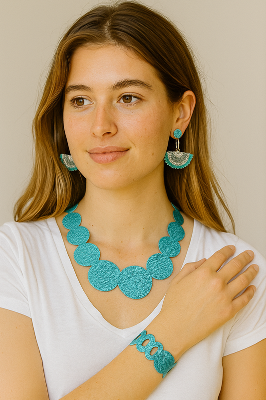 Statement Leather Necklace