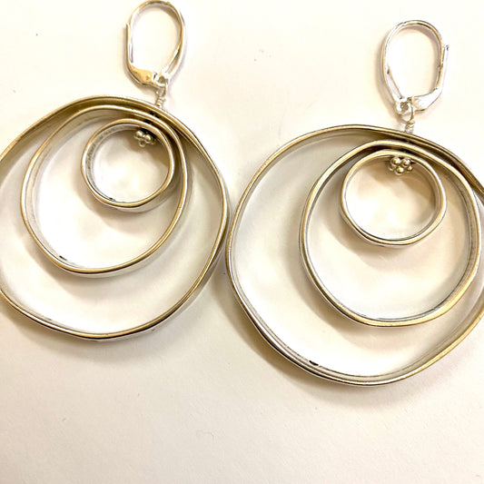 Concentric Circle  Earrings